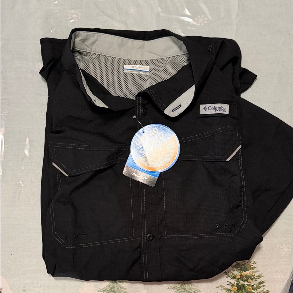 Columbia Black Omni-Wick Shirt